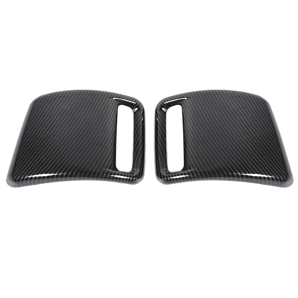 Rear Taillight Tail Light Lamp Cover Trim for - RAM 1500 2019 2020 2021 2022 Accessories, ABS Carbon