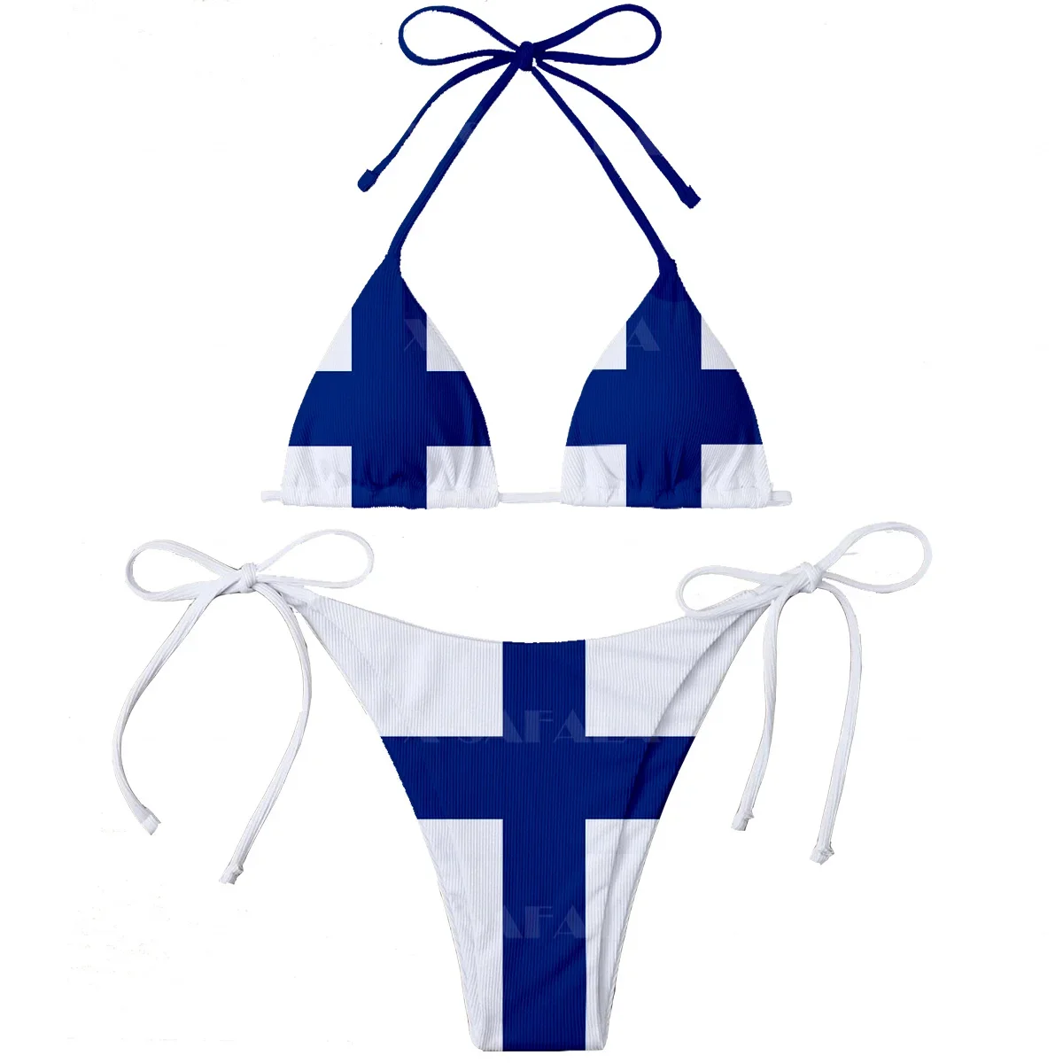 Europe Country Finland France Germany Italy Latvia Flag 3D Print Women Micro Bikini Set Summer Beachwear Sexy Beach Bathing Suit