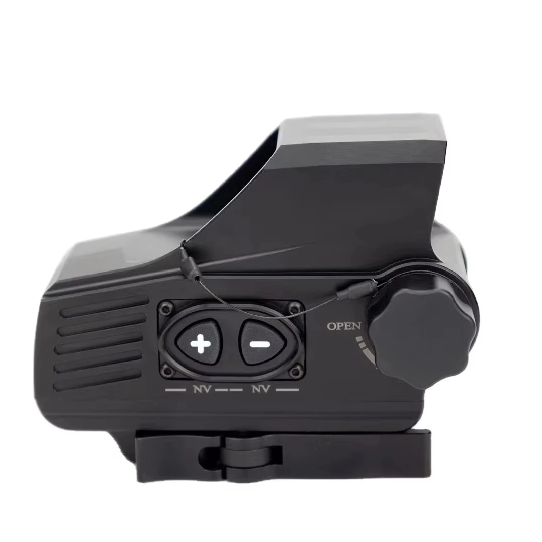 

High-quality Genuine Holographic Sight with 15 Stops of Daylight and 10 Stops of Nightlight, Suitable for Outdoor Hunting.