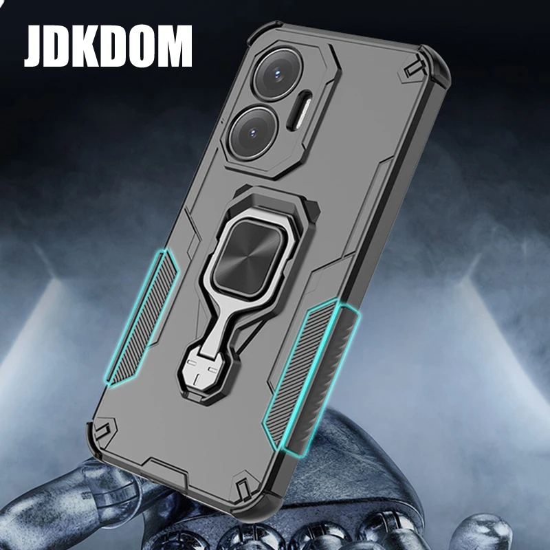 JDKDOM противоударный защитный чехол с магнитным кронштейном для Xiaomi POCO C75, защитный чехол для телефона Xiaomi Poco X7 Pro M7 F7 Pro Ultra JDKDOM противоударный защитный чехол с магнитным кронштейном для Xiaomi POCO C75, защитный чехол для телефона Xiaomi Poco X7 Pro M7 F7 Pro Ultra