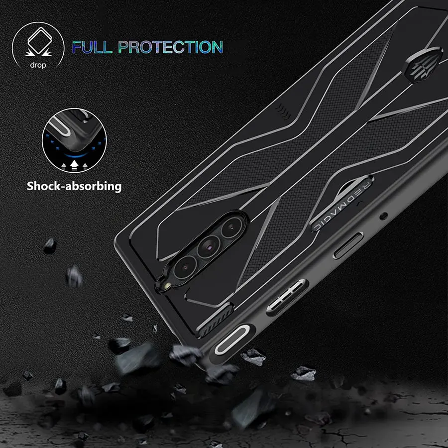 Fit Red Magic 8 Pro Cases Flexible TPU Cover Anti-Scratches Shockproof Case for Nubia Red Magic 8s Pro Cover