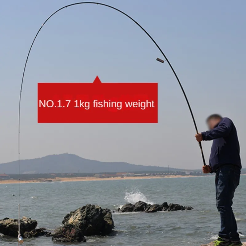 Zhaori-Japan Rock Fishing Rod, Full Oblique Titanium Guide Ring, ISO Carbon, Ultra Light, Ultra Hard Sea Fishing Rod