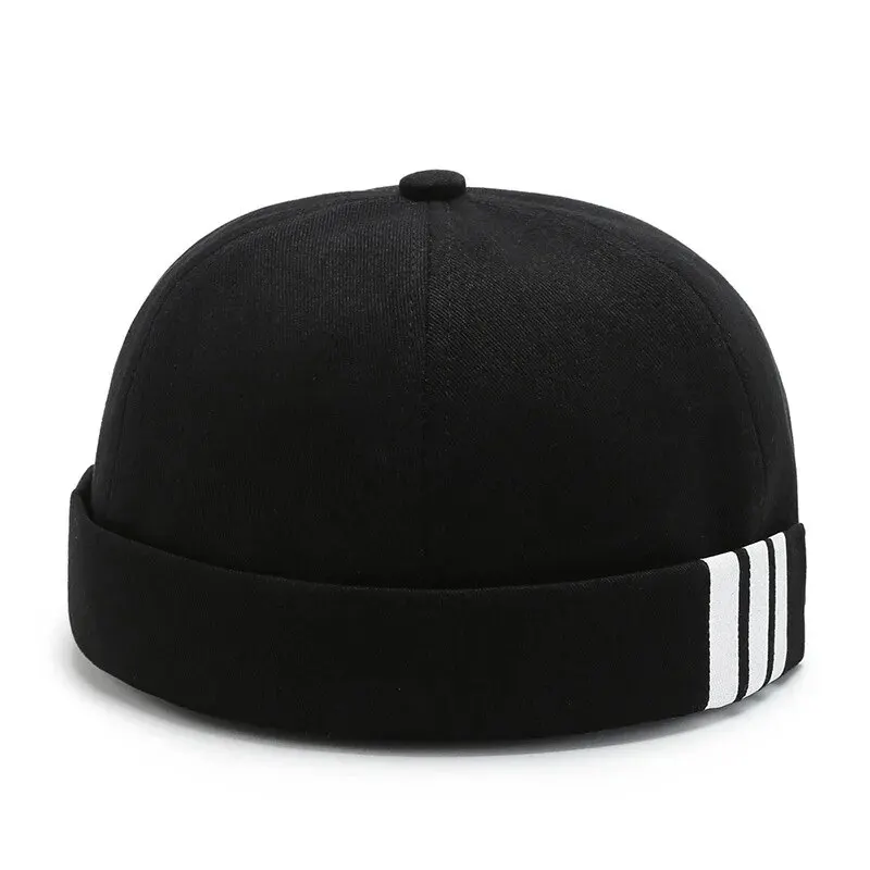 Guppi Hat Female Niche Tide Korean Version Of Japanese Hip-Hop Hat Personality Beanie Round Hat Sailor Landlord Hat Man