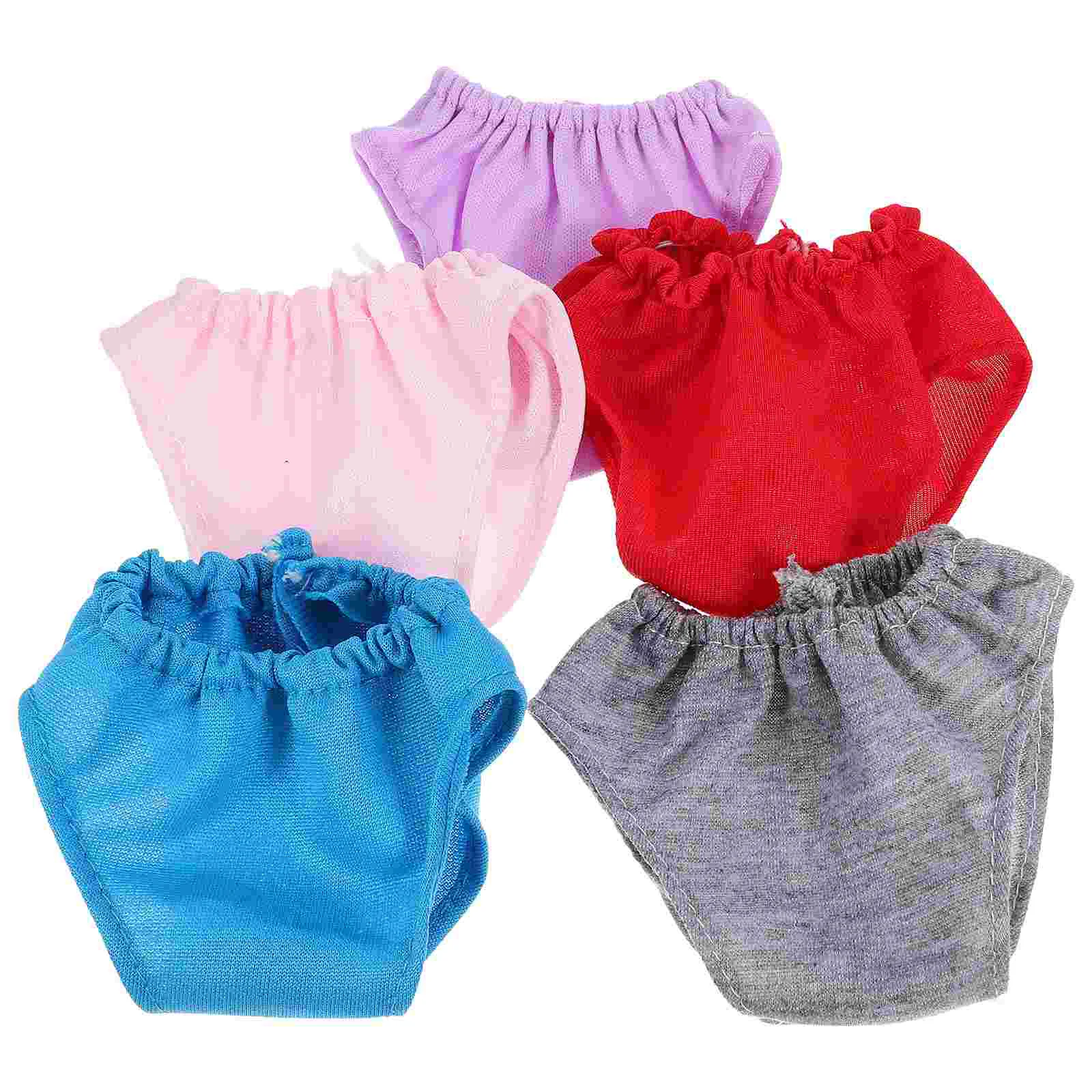 Culottes Réutilisables de 18 Pouces, Accessoires de Jouets, Sous-Vêtements, Mini Chester, Décor de Costume, 5 Pièces