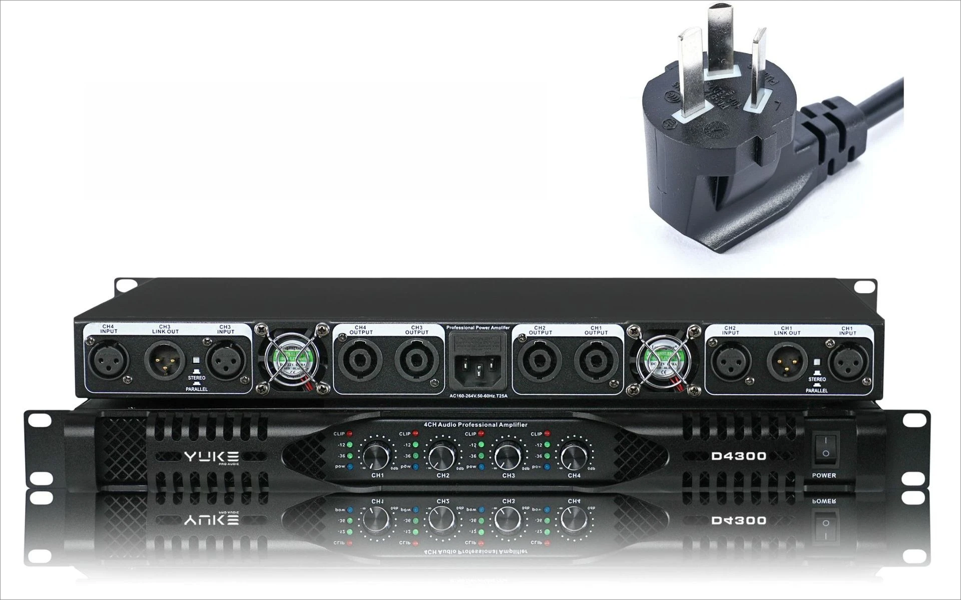 Pure post-stage 1UD class digital power amplifier four-channel high-power professional audio power amplifi  stage performance