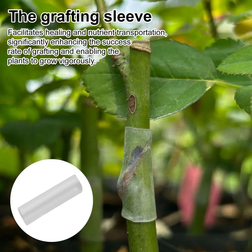 Orchard Grafting Tube Silicone Grafting Sleeves Flexible Plant Grafting Tubes Expandable Tree Branch Repair Tool For Trees  95