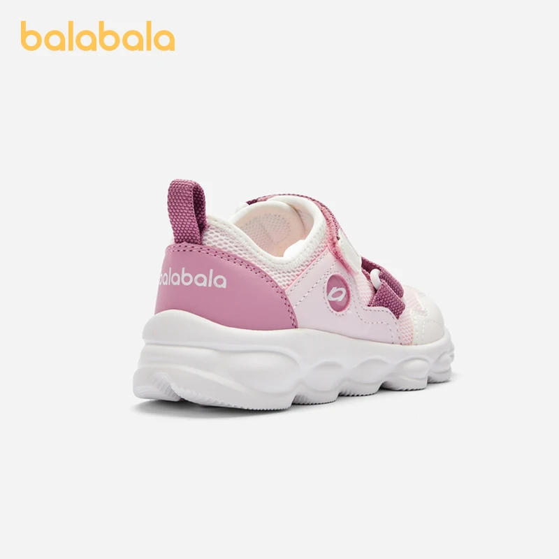 Balabala Kids Sports Sandals Boys Girls 2024 Summer New Arrival Breathable Mesh Beach Shoes Trendy