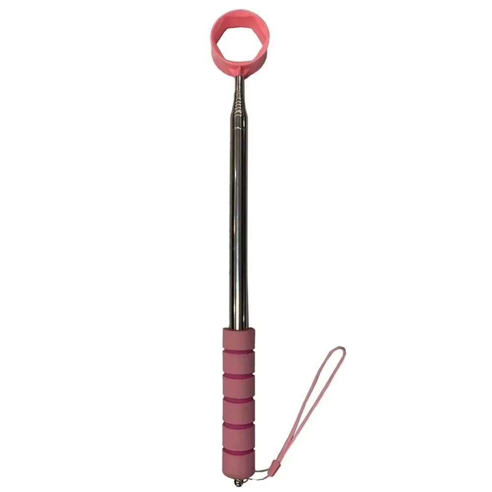 Extendable Telescopic Golf Ball Retriever Non-Slip Handle Stainless Telescopic Golf Ball Picker Claw Sucker Tool