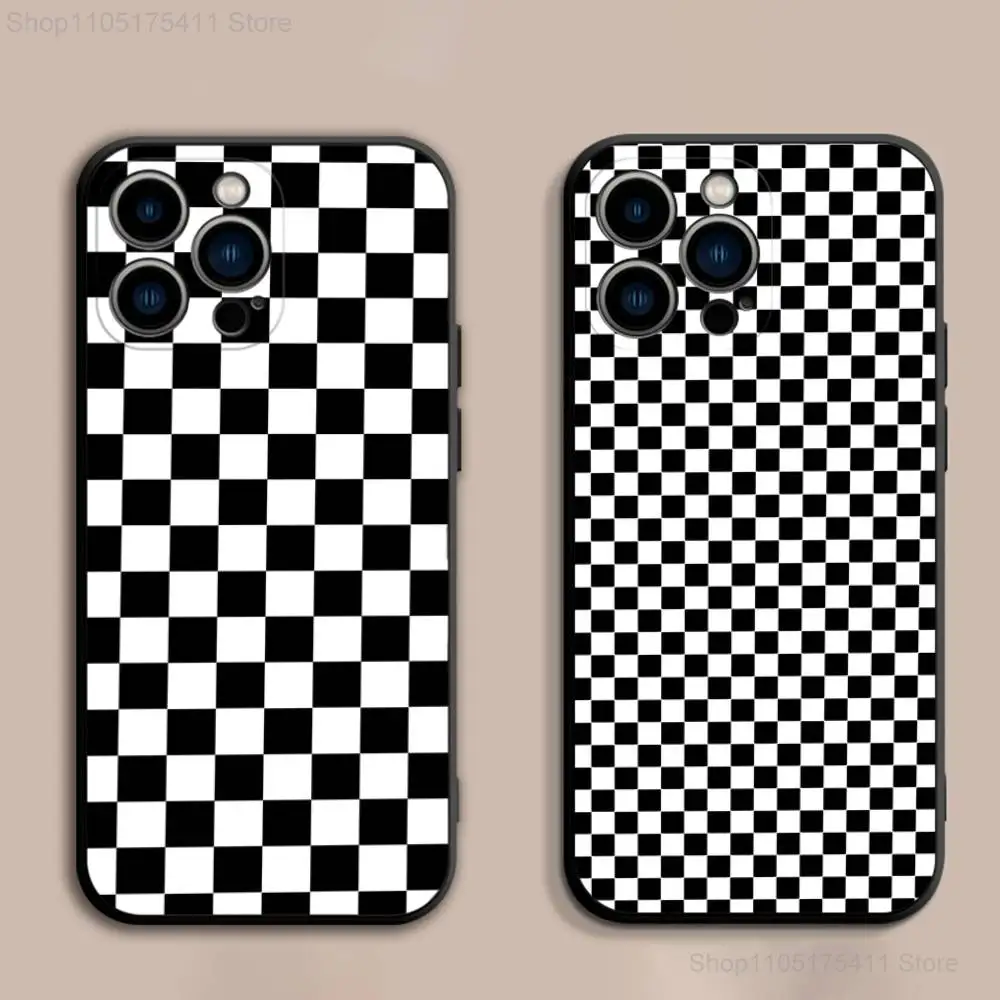 

C-Chess B-Board Act Phone Case For iPhone 17,16,15,14,13,12,Pro,Max,Plus,E,SE4,Air,Mini Black Soft Cover