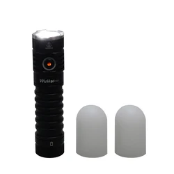 Wurkkos White Diffuser for TS10 TS11 TS22 WK40 TS32 Soft Composite Materials Reading Hiking Tent Lighting with Malleability
