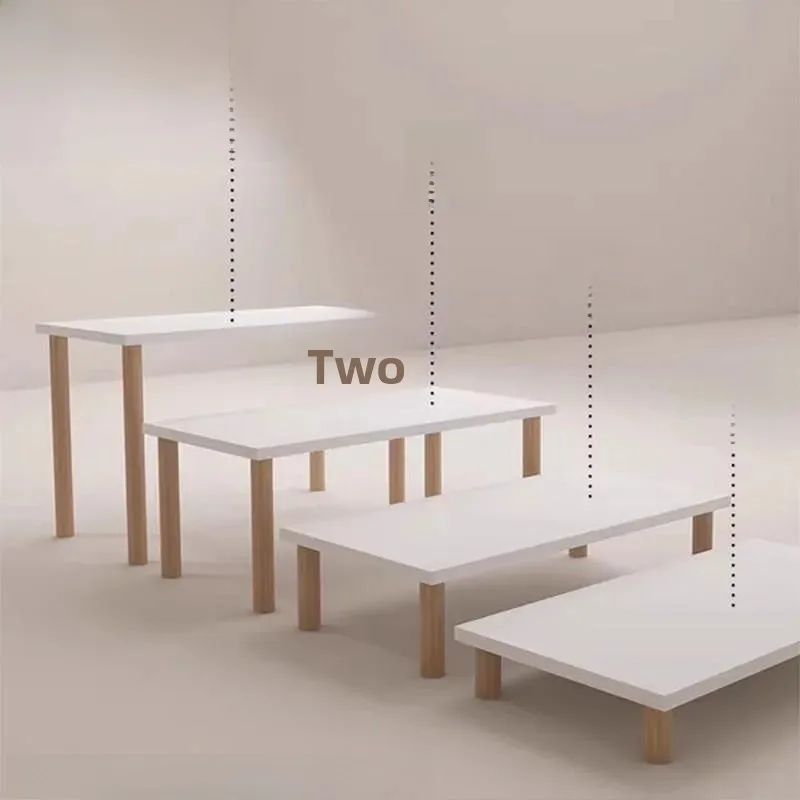 Kitchen Wood Board Shelf Multi-layer Table  Elevation Rack Home Furniture Storage Organizer H-Shape Bracket Economy Model