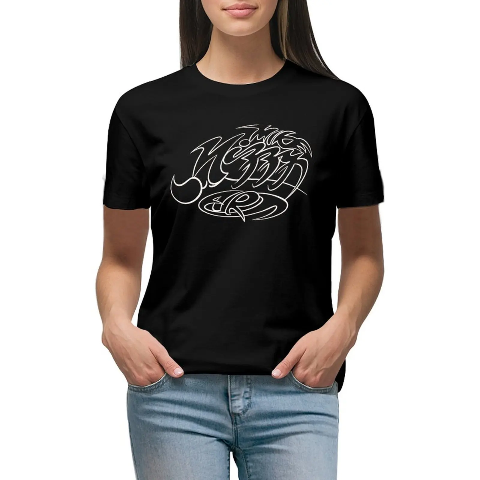 

Mike Nizzy Art basic T-shirt tees cute tops cute t-shirts for Women