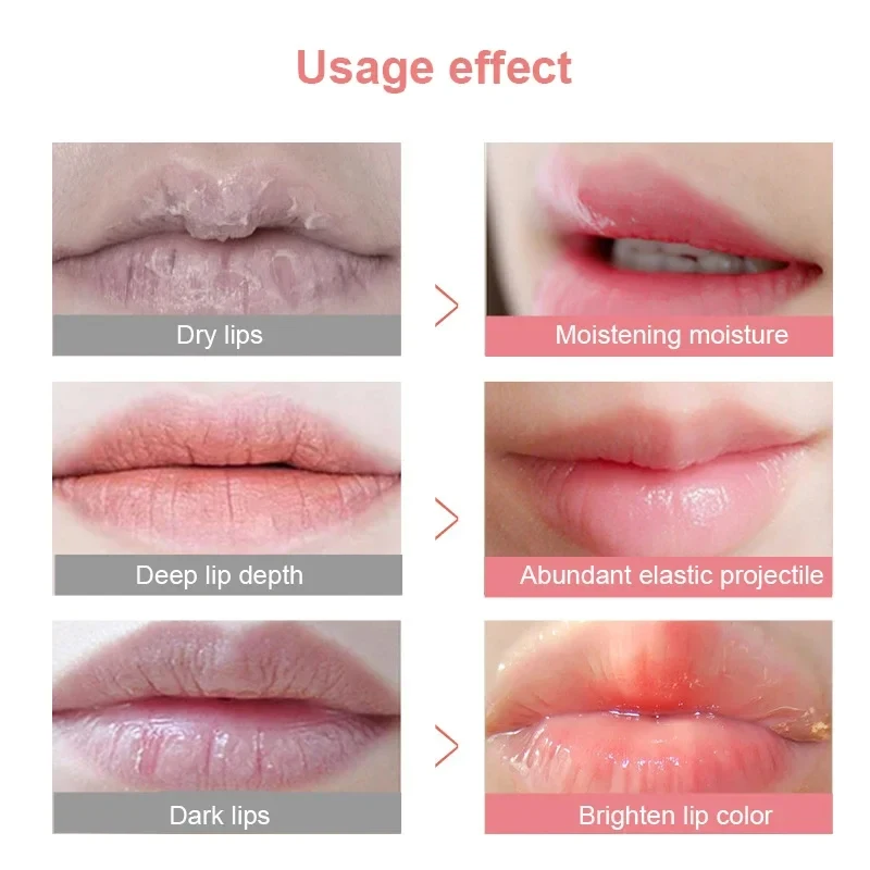 Gute Nacht feuchtigkeit spendende Lippen maske nähren Riss prävention Lippen Make-up Pflege Lippenstift pflegende Mund rote Basis verblassende Lippen linien neu