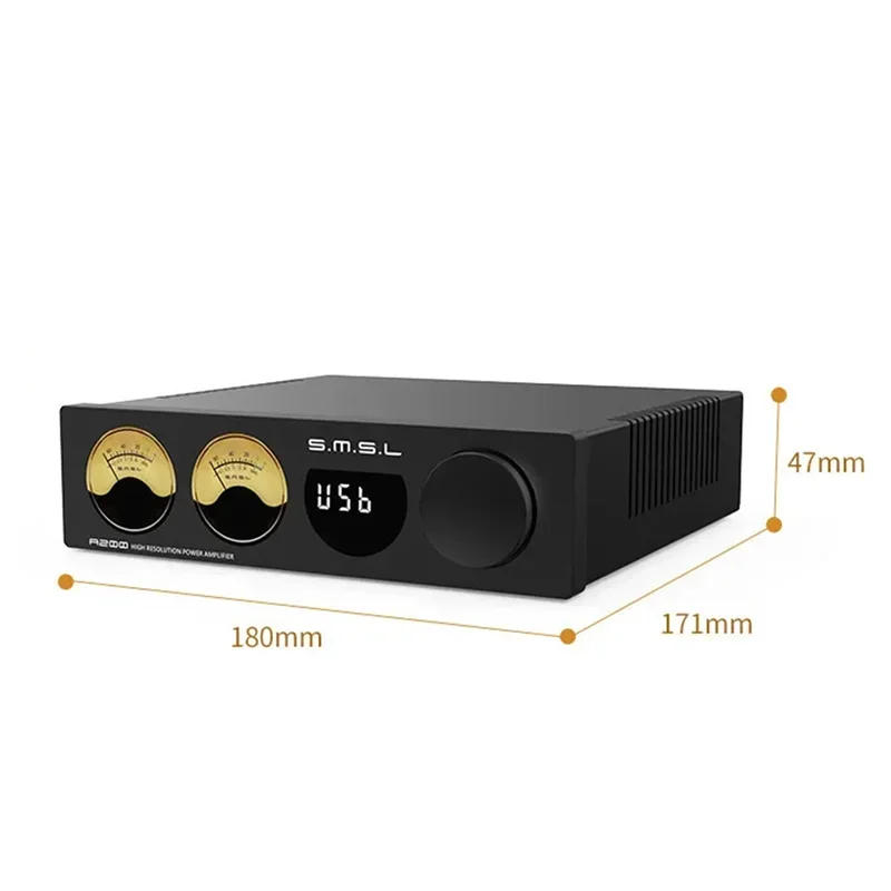 SMSL A200 haute résolution amplificateur de puissance USB HDMI-I2S optique coaxial BluetUnvétérans wn over70 w 100w touristes piste