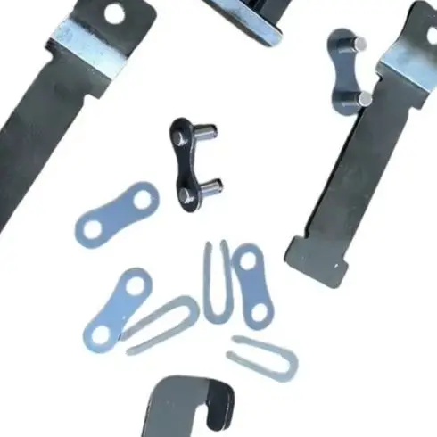 Garage Door Belt Attachment Assembly Kit Includes Belt Hooks Compression Clamps Quick Connect Links Flat Gaskets Spring Circlips