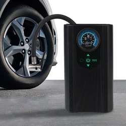 High Precision Motorcycle Tyre Inflator Handheld Air Pump for Motorbike Auto Bicycle Quick Inflating Electric Air Compressor 12V