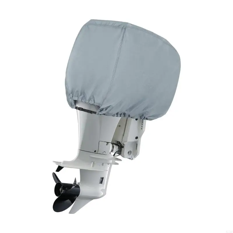 M76E 600D TPE Bootsmotorschutz, passend für Motoren mit 115 bis 225 wetterfest, leichtes Design, reißfeste Abdeckung – Detail 4