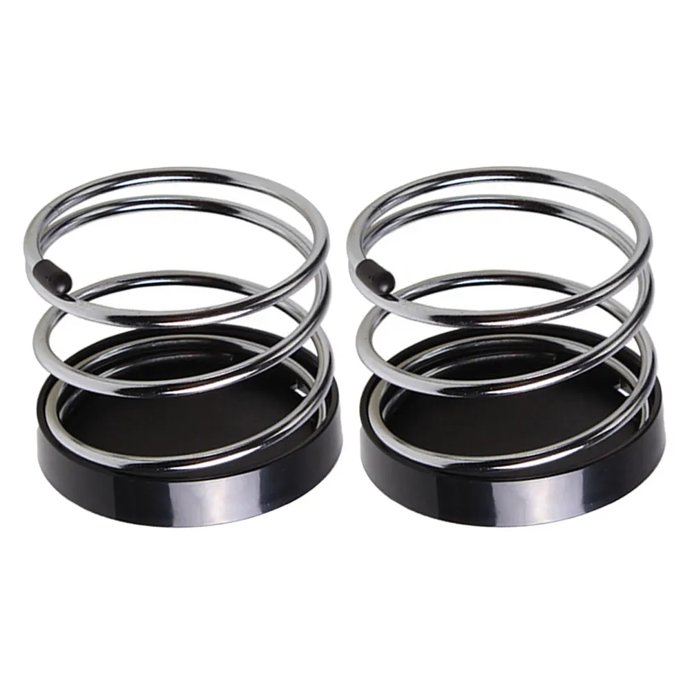 

2Pcs Spring Drink Wire Universal Holder Car Universal Car Cup Holder Cup Stand Black Portable Stand