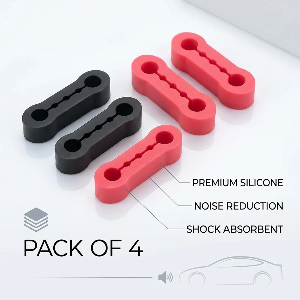 

Car Door Buckle Cushion Shock-Absorbing Soundproof Deadener Pad Universal Damper Pad Noise-Reducing Car Door Shock Absorber