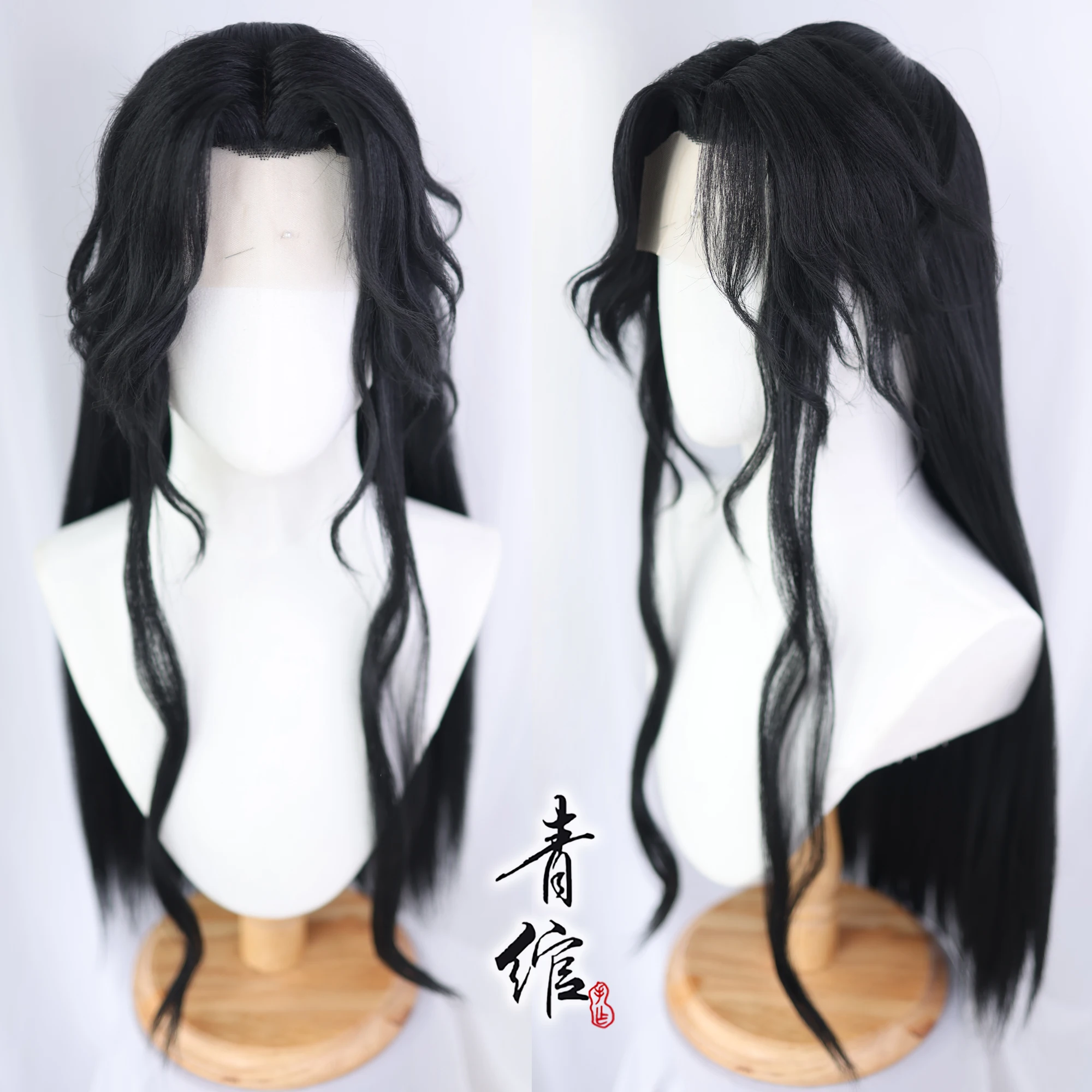 Anime Luo BingHe Cosplay Costume Ancient Costume The Scum Villain\'s Self-Saving System Cosplay Wigs Hairs Chinese For Men Women