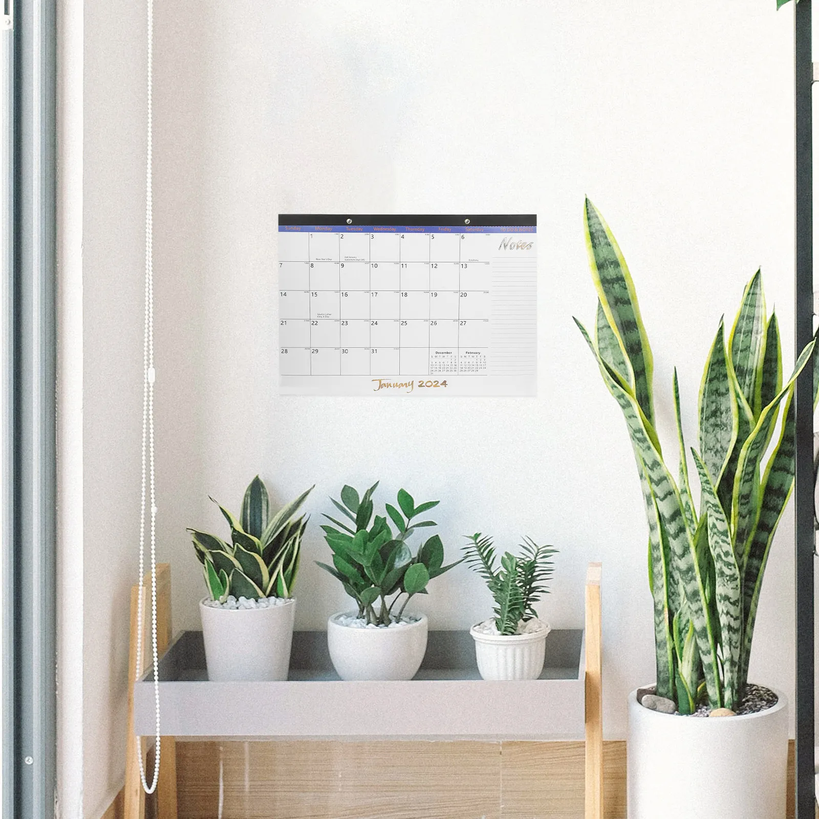 

Английский ежемесячный настенный календарь на 2024-2025 годы, стильный подвесной календарь для заметок, для дома и офиса, для ежедневного использования, легкий, декоративный, из бумаги
