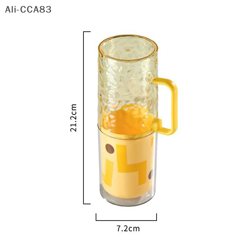 

2025 1Pc Plastic Portable Travel Toothbrush Cup 3 In 1 Toothbrush Storage Box Detachable Toothpaste Storage Box Toothbrush Cup
