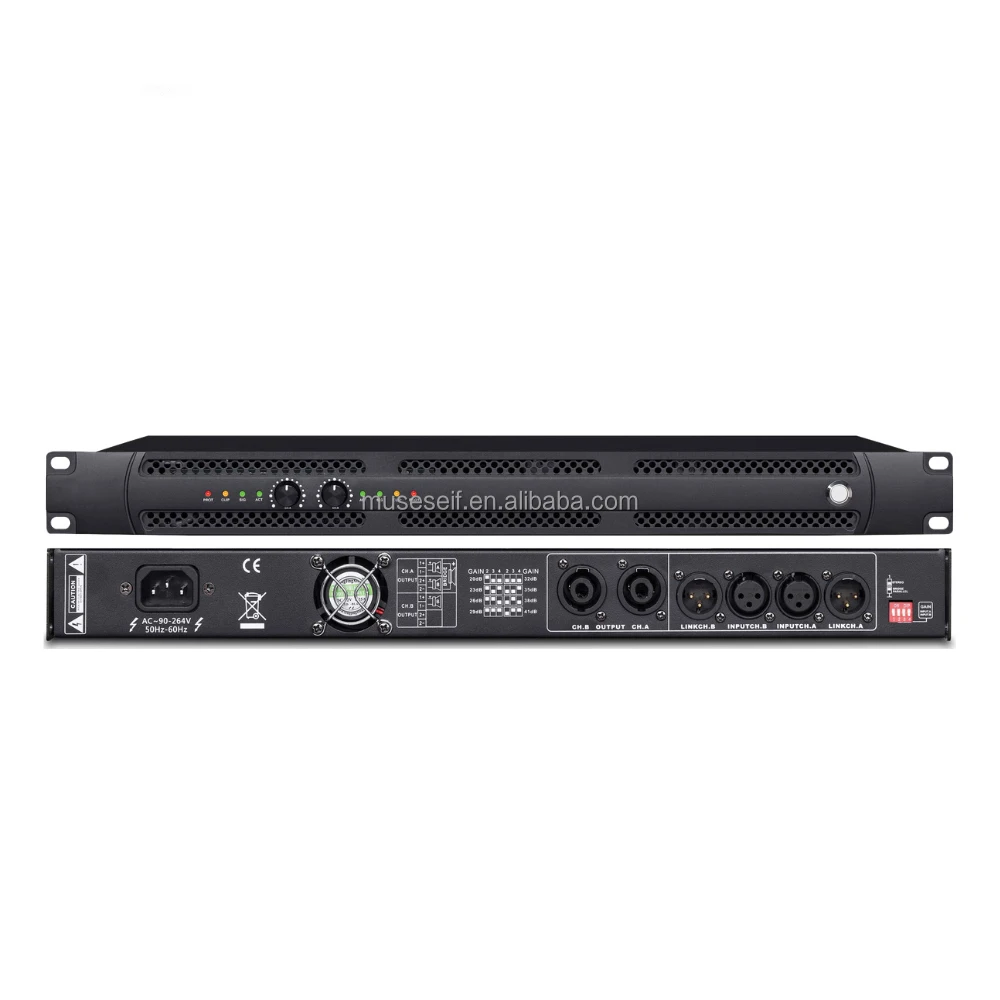 

Hot Sale DK2600 Digital Amplifier for Karaoke Stereo Metal Shell