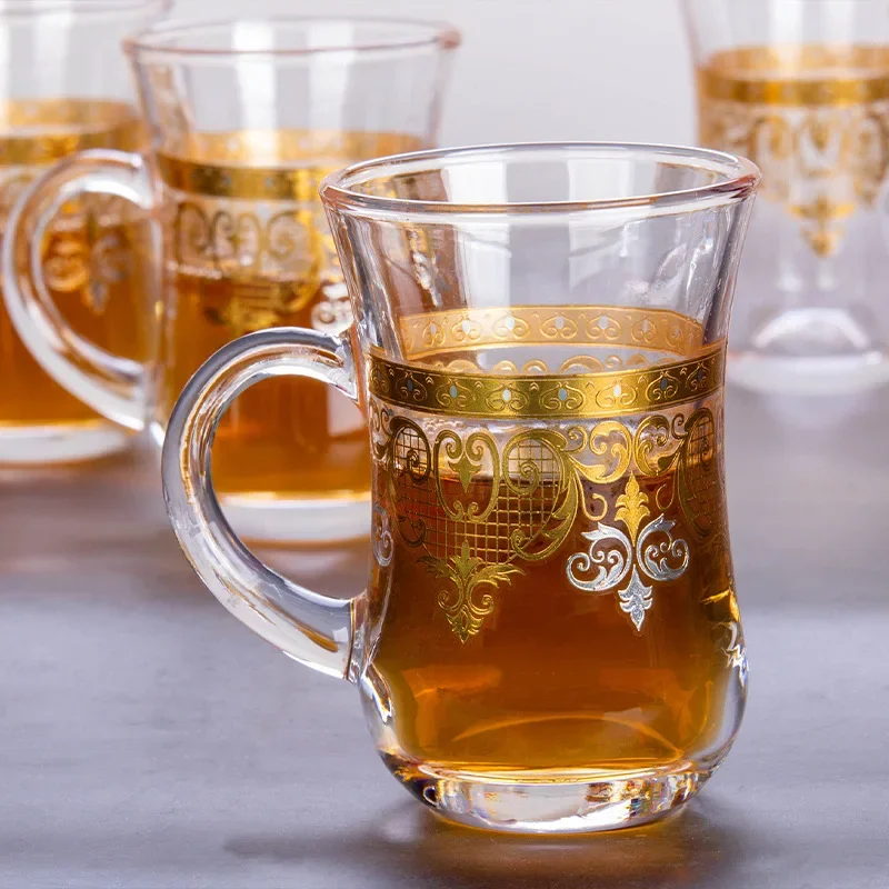 Minimalistischer heißgerollter Glasbecher, neues Produkt, kleine Kapazität, Glastee, hohes Aussehen, Kung-Fu-Teeglas, Weinbecher