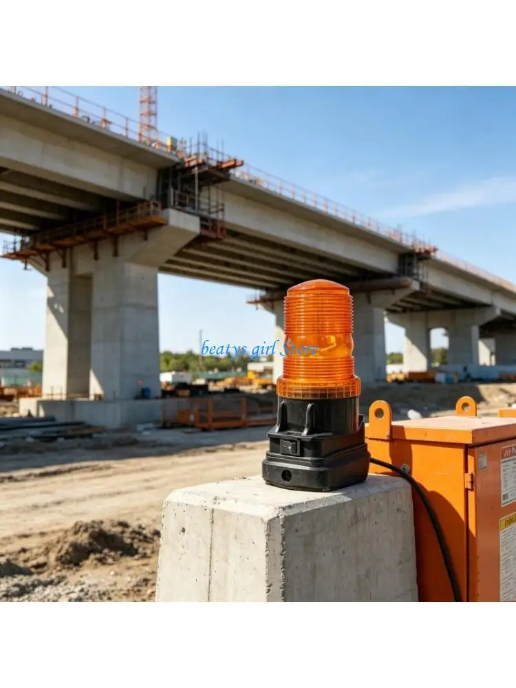 C7AB LED Warning Lights Lightweight Emergency Beacon With Battery Compatibility Easy Operation