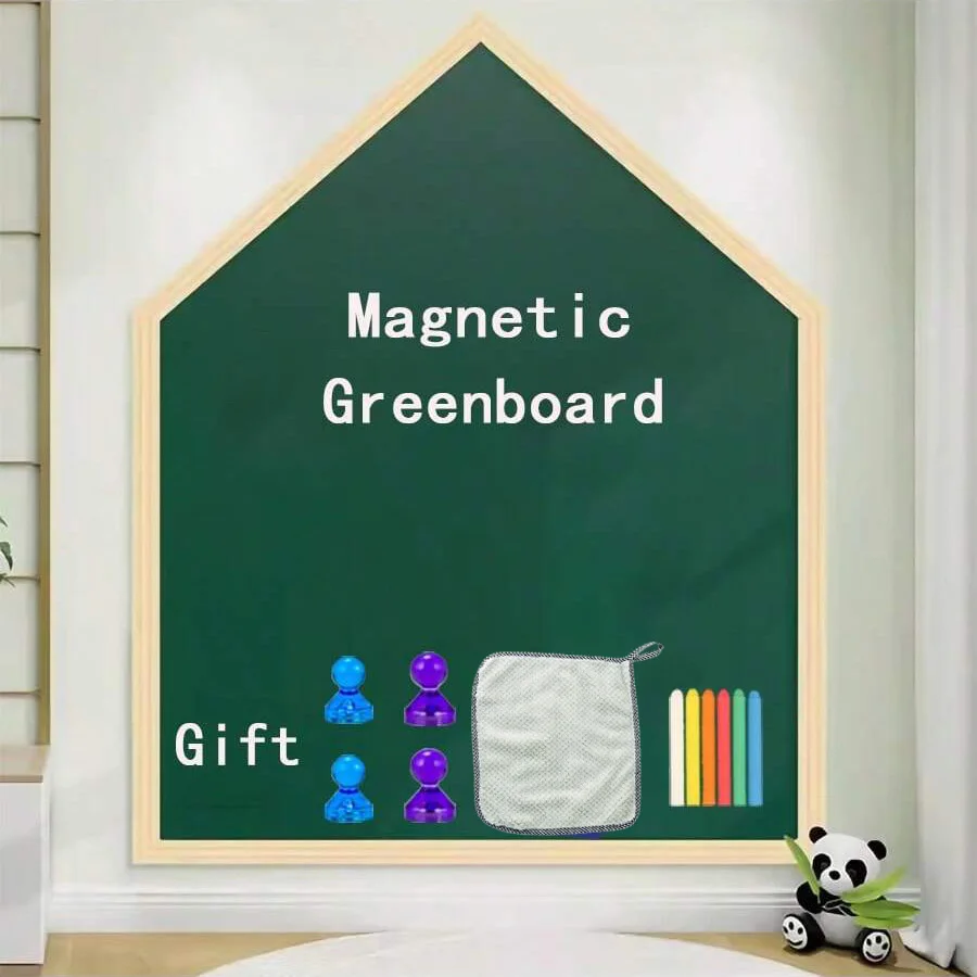 Imagem -02 - Quadro Branco Auto-adesivo Quadro Verde para Escrever Infantil Papel Magnético para Parede Quadro-negro Estilo Casa 21x36