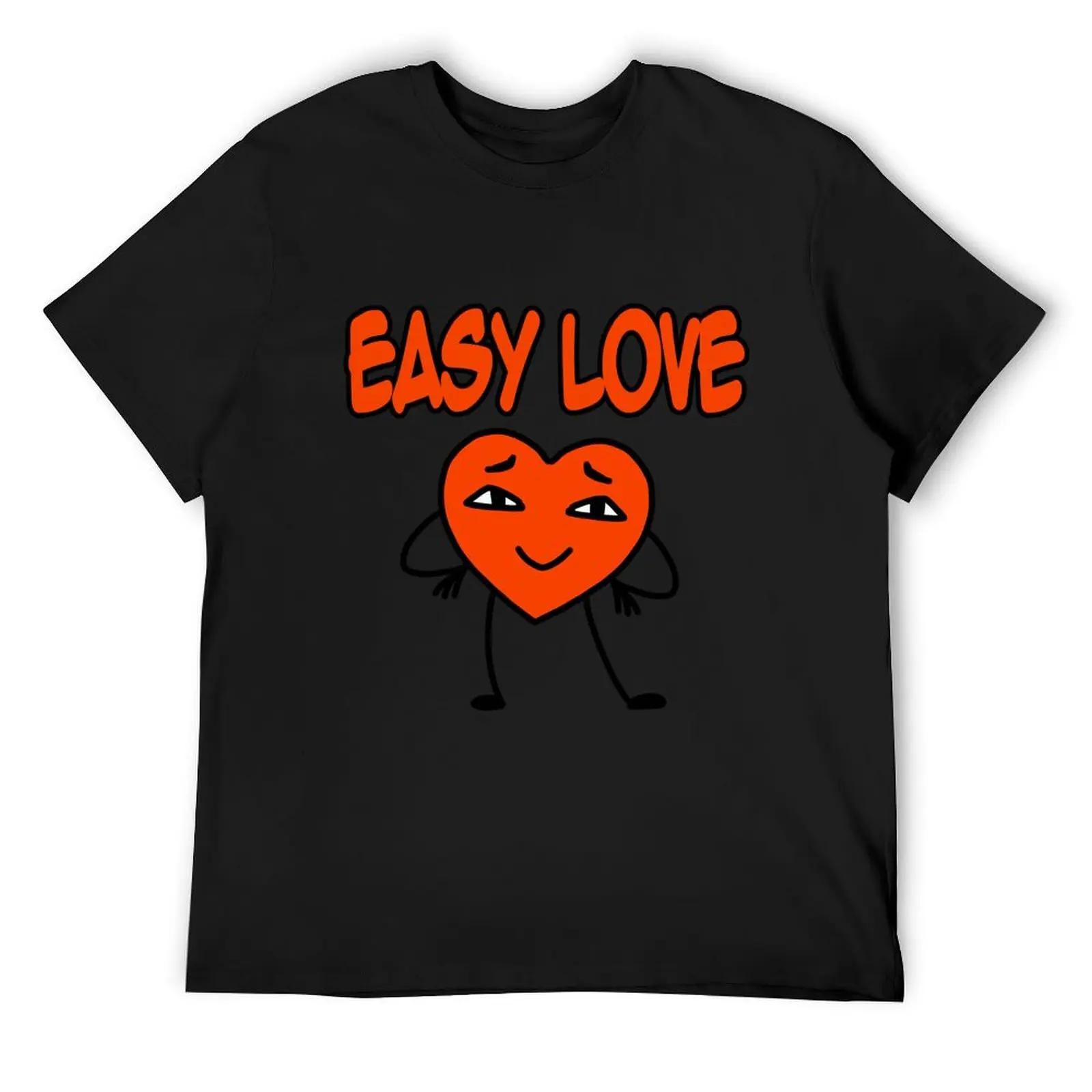 Easy love orange T-Shirt custom shirt vintage graphic tee graphic shirts plus size clothes mens graphic t-shirts anime