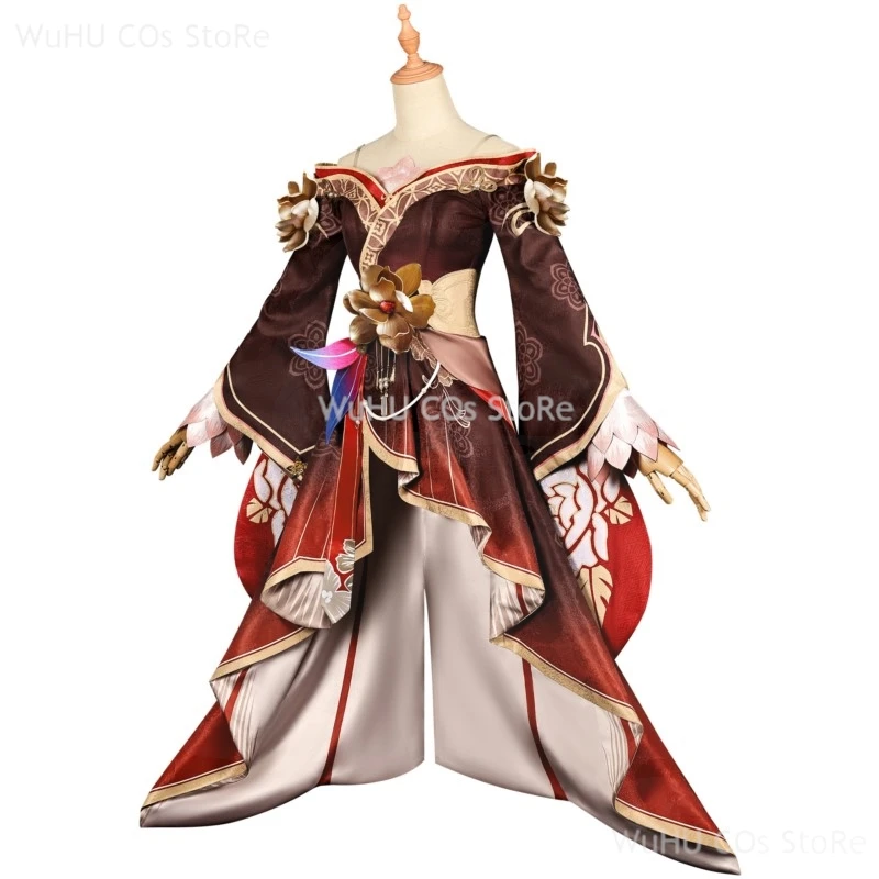 Game Honkai Star Rail Fugue Cosplay Costume Wig Dress Tingyun Sky-Faring Commission Xianzhou Luofu Halloween Party For Women