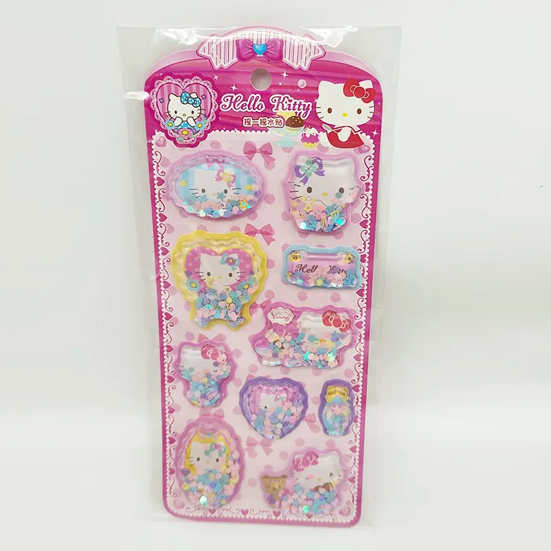 Autocollants de décoration 3D à motifs mignons, avec différents Styles, autocollants multifonctionnels, autocollants en forme de cœur pour fille, décoration pour carnet de notes