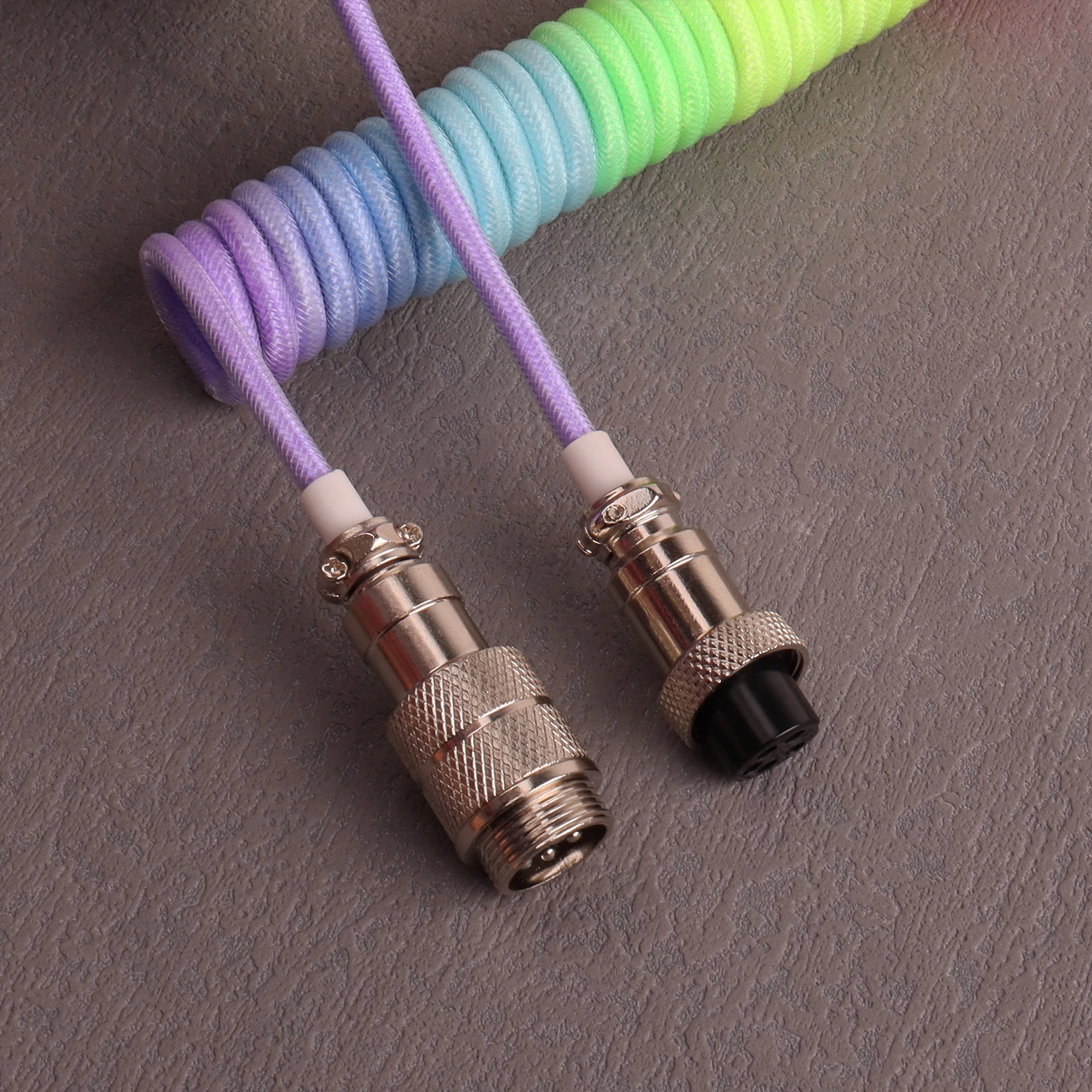 【LANO】gökkuşağı renkli Klavye  - Type C Detachable Cable Coiled Keyboard incelemesi ve fiyatı