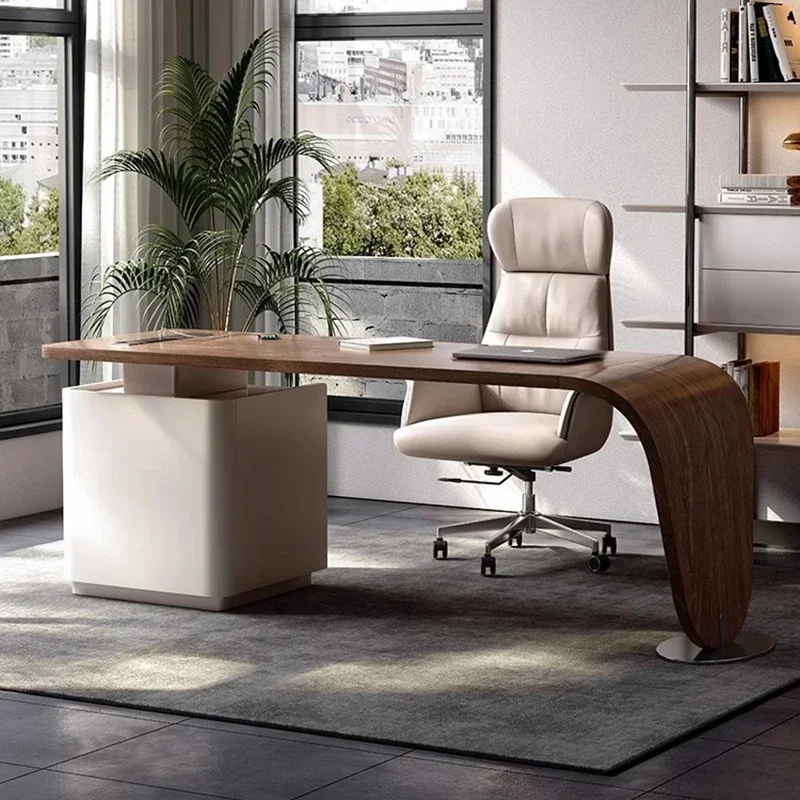

Desktop Desk Corner Office Executive Tables Furniture Room Simple Table Setup Accessories Multifunctional Tisch Auxiliary Work