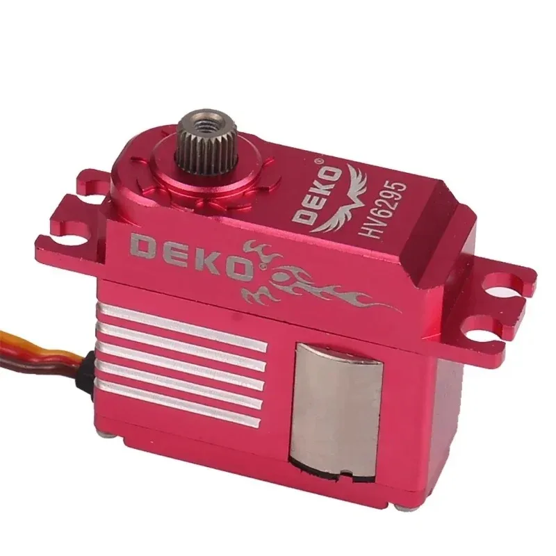 AParts 1pcs New DEKO HV6295 High Voltage Medium Digital Helicopter Steering Gear For 450 Lock Tail 500 Swash Plate Lock Tail FPV