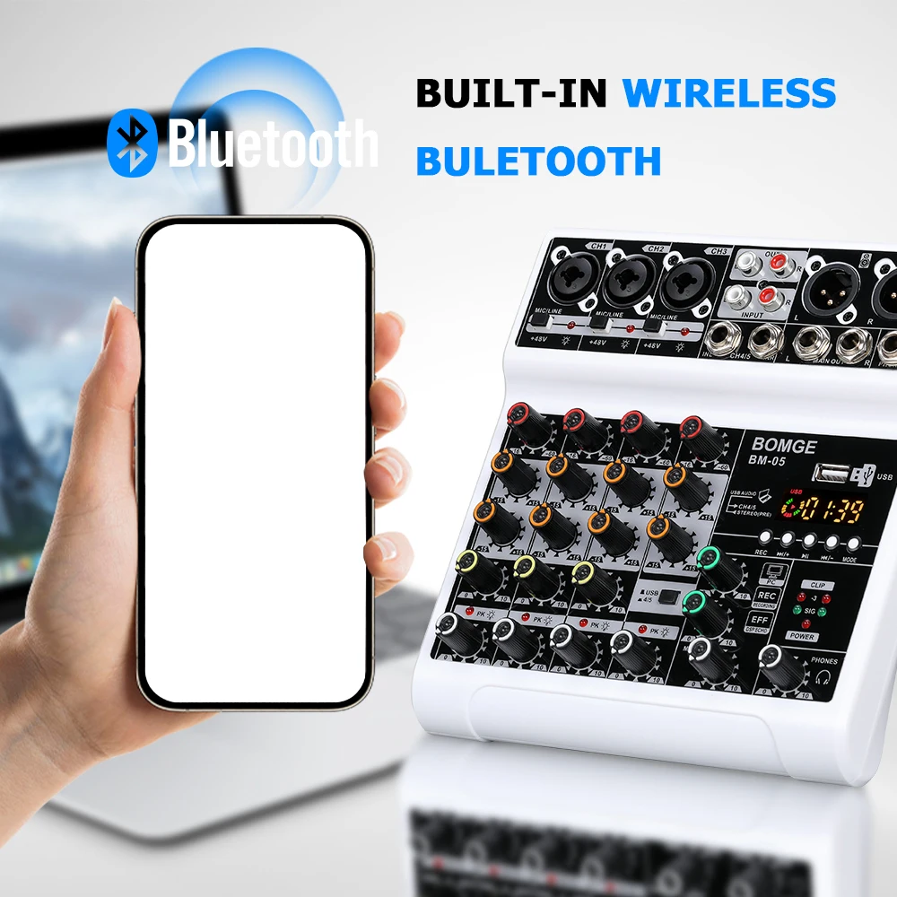 BOMGE 5-Kanal-Audiomixer, trag – Audio Interface Bewertung und Preis