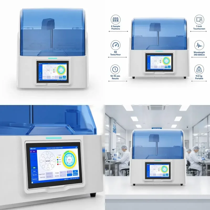New Automatic Laboratory Chemical Analyzer Fully Enclosed Automatic Biochemical Analyzer for Lab Testing Equipment