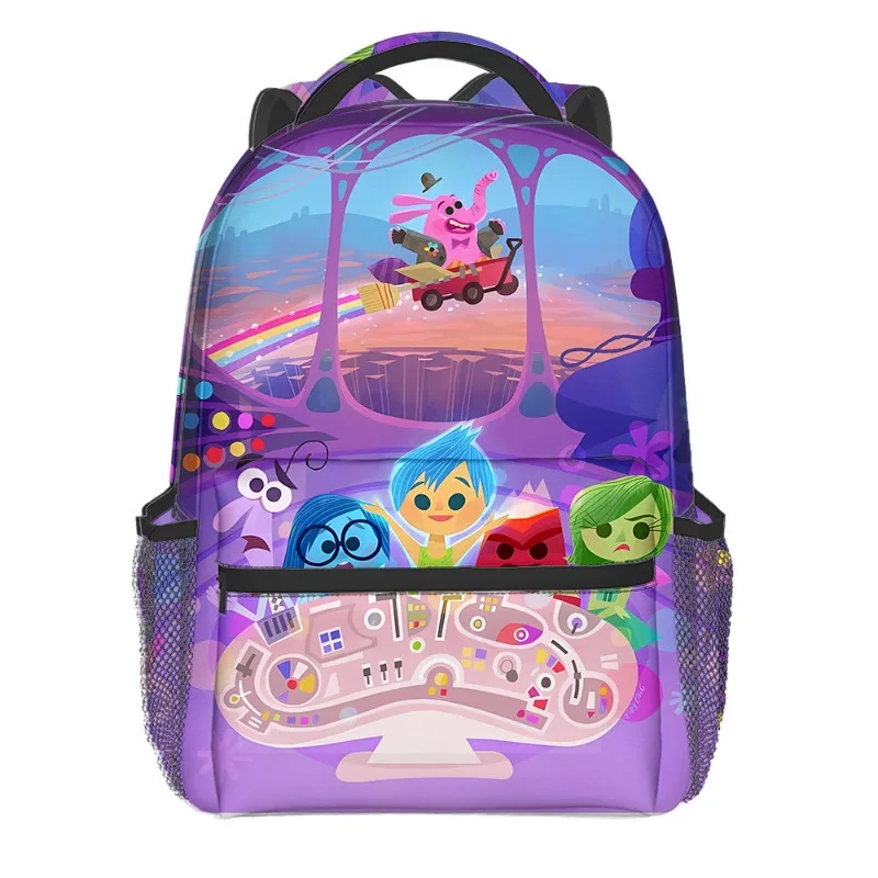 Disney Inside Out 2 Backpacks Anime Joy Sadness Large Capacity Fashion Shoulders Bags Kids Students Boys Girls School Bags Gift