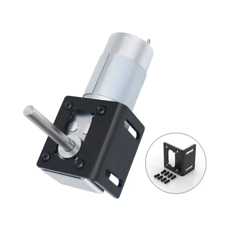Micro Worm Gear Brushed Motor 5840-555 12v~24v Unidirectional Long D-type Shaft Forward And Reverse Gear Reduction Motor