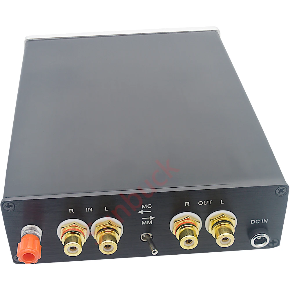 Sunbuck 포노 프리앰프 MM MC 턴테이블 듀얼 포노 프리앰프, 개별 구성 요소 클래스 A 회로, 비닐 포노에 적합