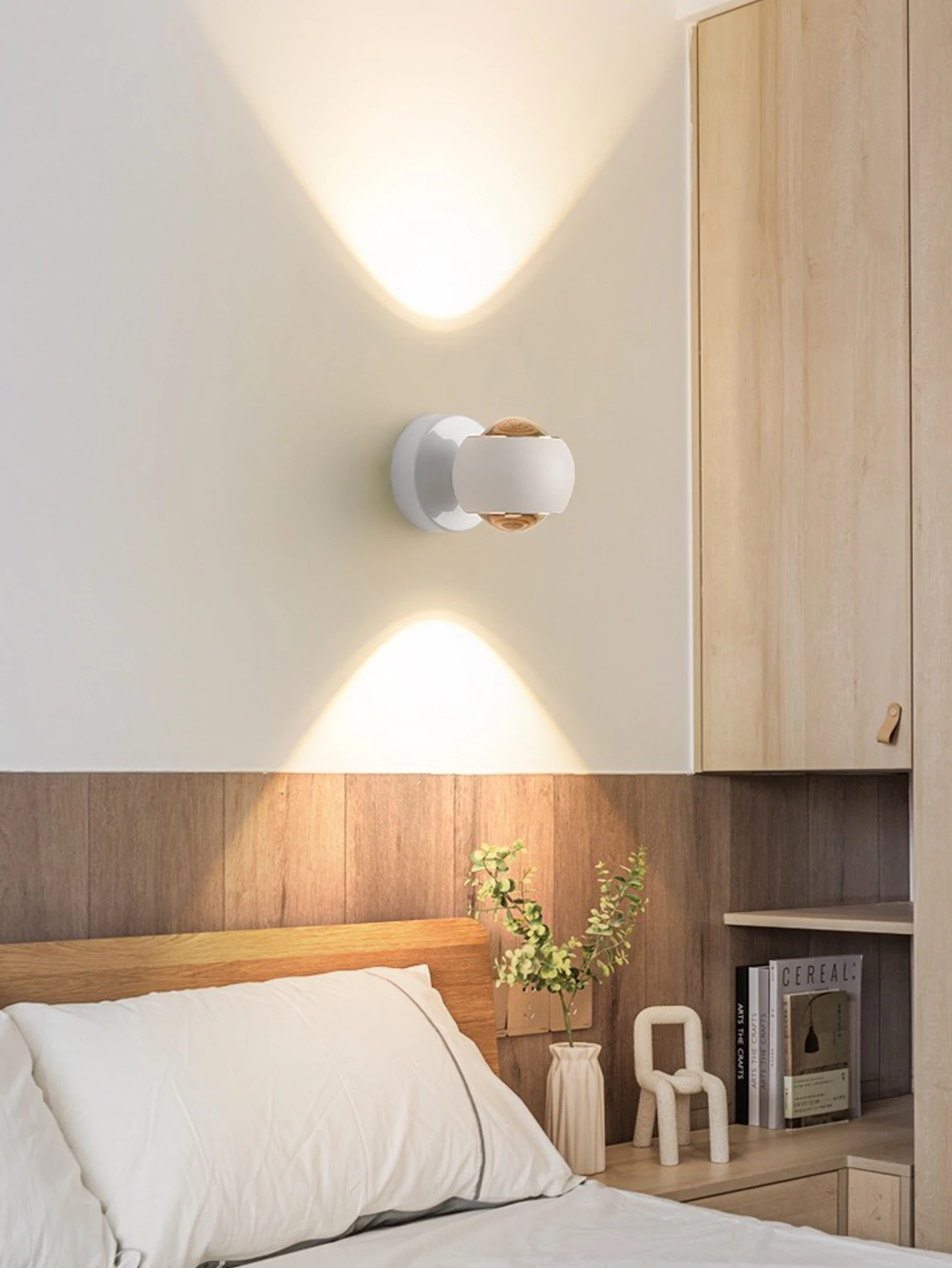 ホワイト-ブラック-led-アクリルシェードウォールスポットライト、寝室、リビングルームの背景、階段ライト、屋内ホームデコレーションウォールライト