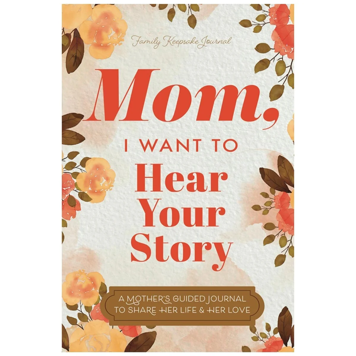 T88C Mom I Want to Hear Your Story Journal A Mother'S Guided Journal หนังสือวารสารอเนกประสงค์สมุดบันทึกแบบพกพาผู้ปกครอง