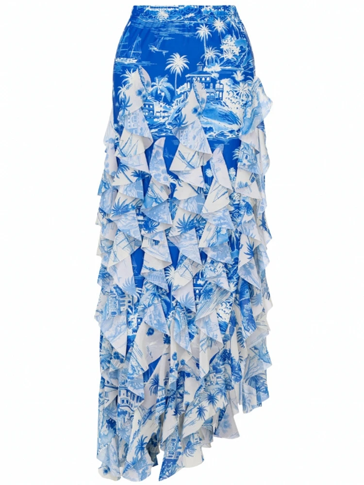 

High Waist Cover Ups Skirt Sexy Swimsuit Women Summer Bathing Bikini Set Sleeveless Swimwear Beach Swimming For Female Купальник