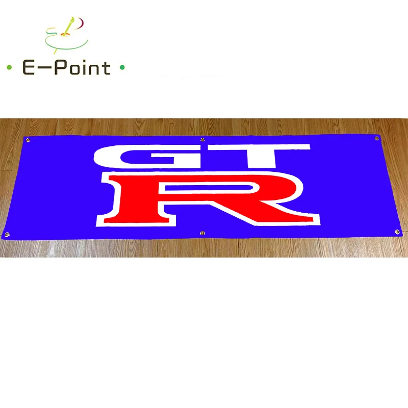 

130GSM 150D Material Japan GTR Car Banner 1.5ft*5ft (45*150cm) Size for Home Flag Indoor Outdoor Decor yhx246