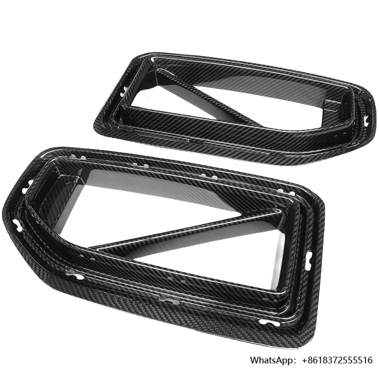 

daFor M2 G87 2018-IN Carbon Fiber Front Bumper Grille Frame Cover Center Grille Front air Intake Duct Front Vent