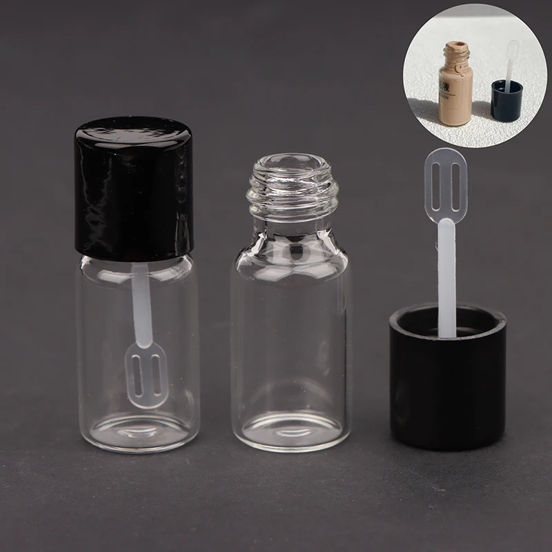 3ml Liquid Foundation Subpackage Bottle Thickened Glass Bottles Non Fragile Portable Travel Cosmetics Subpackage Tools