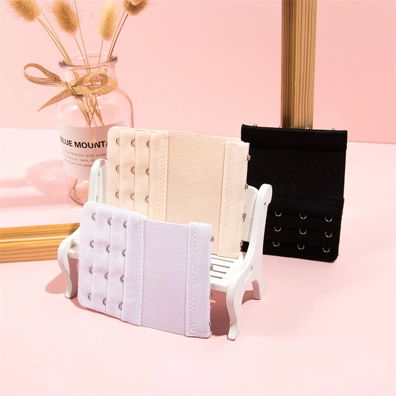 

3/4/5pcs Bra Extenders Strap Extension 3 Hooks 2 Rows Women Intimates Lengthened Bra Hook Extenders Women Accessories