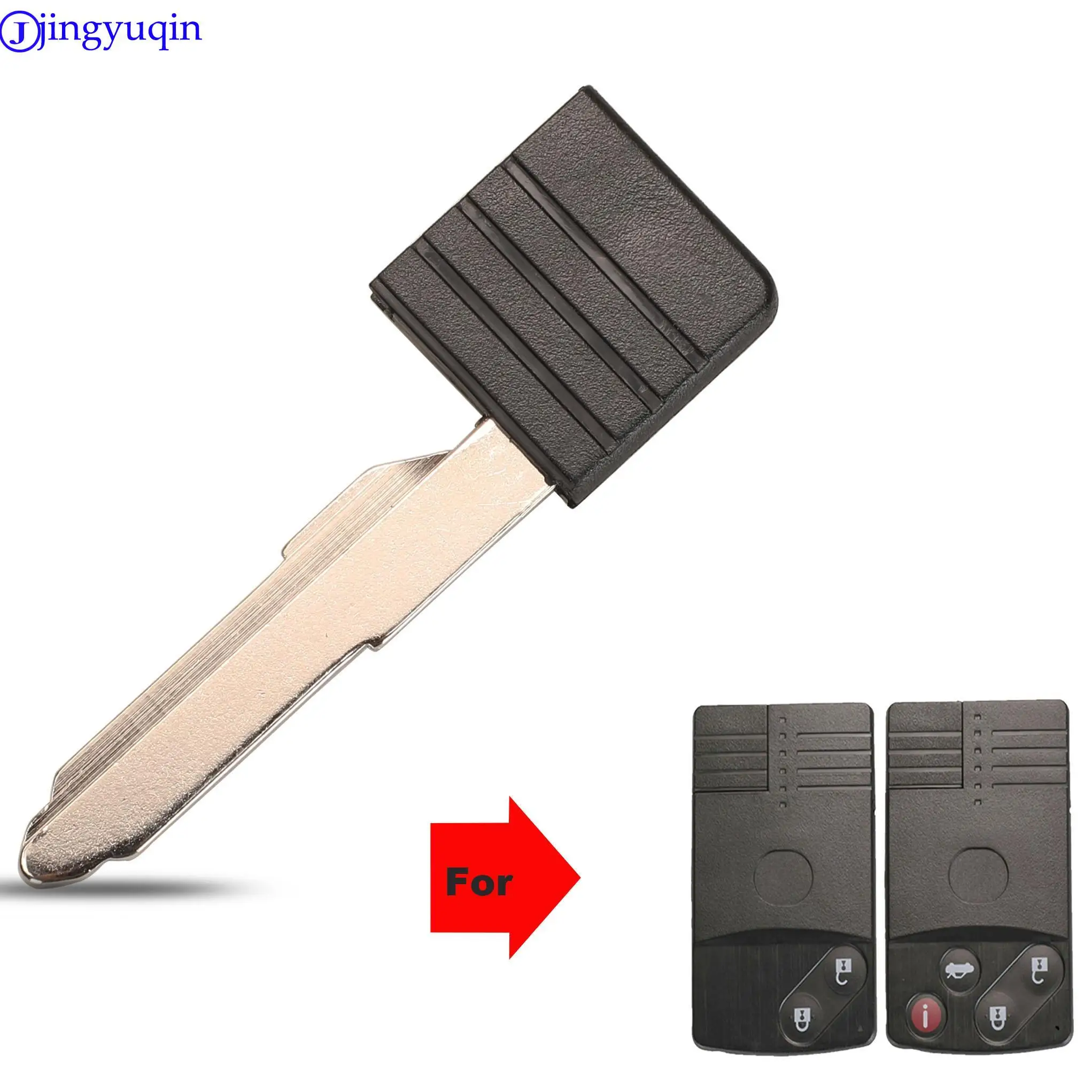 jingyuqin Remote Car Key Blade For Mazda 2 3 5 Premacy Miata 6 8 RX8 MX5 M8 CX-7 CX-9 Verisa MPV Replacement Cover Uncut MAZ24R