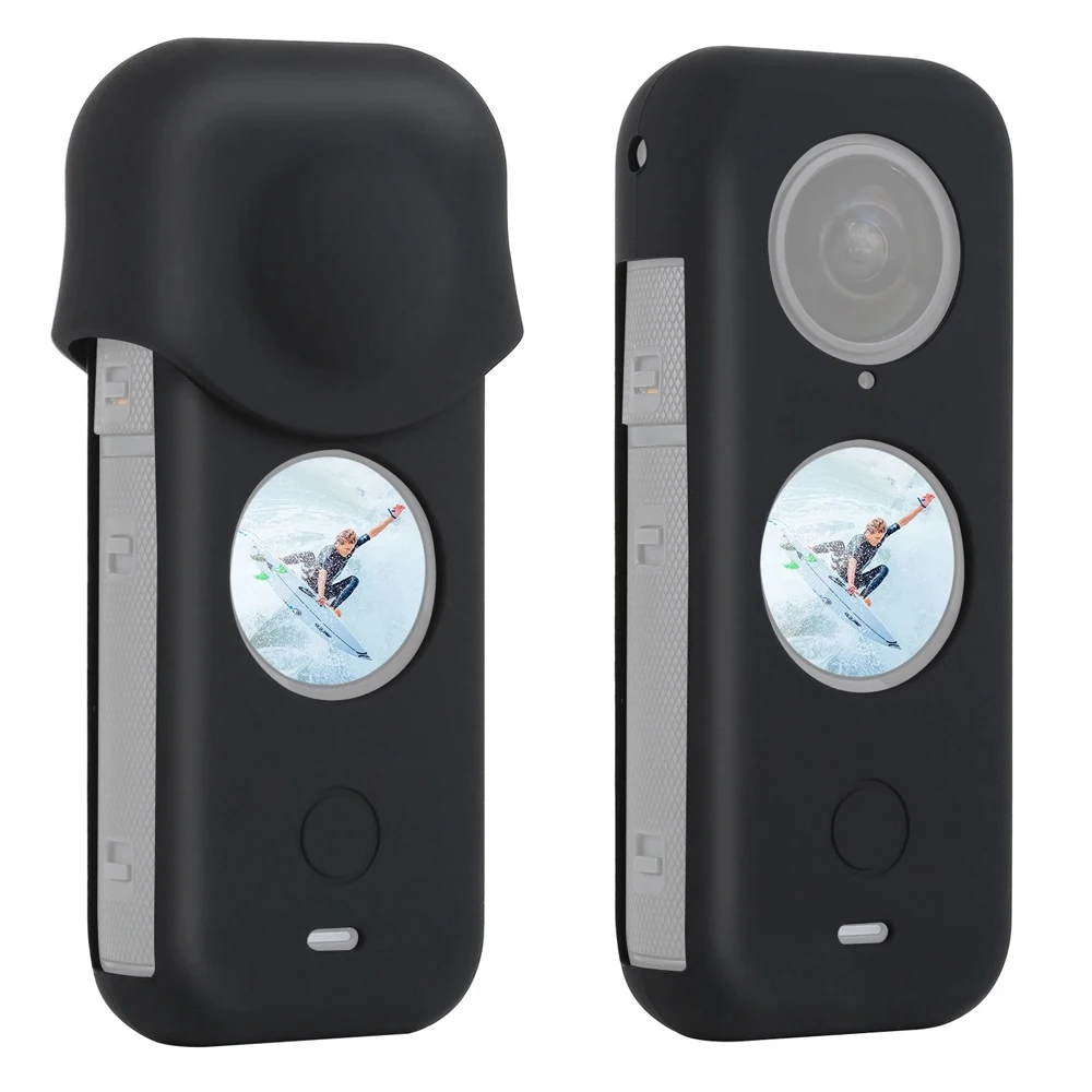 สำหรับ Insta360หนึ่ง X2เคสป้องกันซิลิโคนกันน้ำกันฝุ่นกันตกเคสป้องกันเลนส์เคสป้องกัน